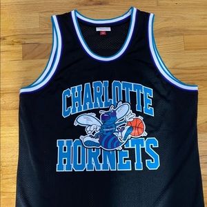 Mitchell & Ness Charlotte Hornets Jersey